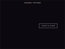 Tablet Screenshot of joannetatham.com